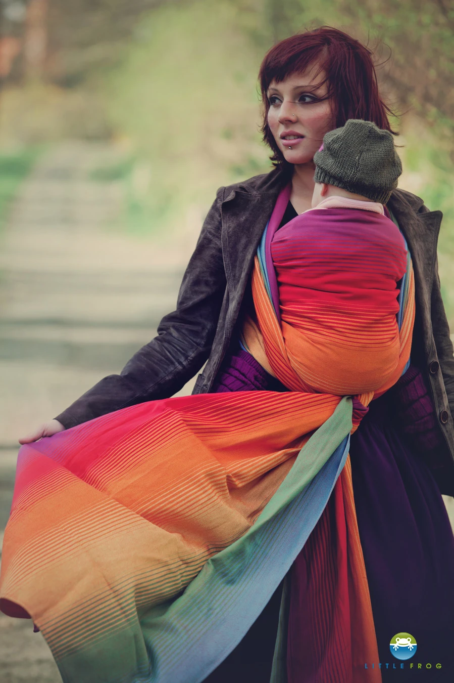 Echarpe De Portage Little Frog Ammolite In Love – Image 2