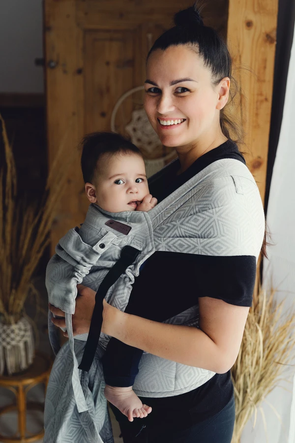 Baby Carrier Cross Hybrid Grey Cube – Image 2