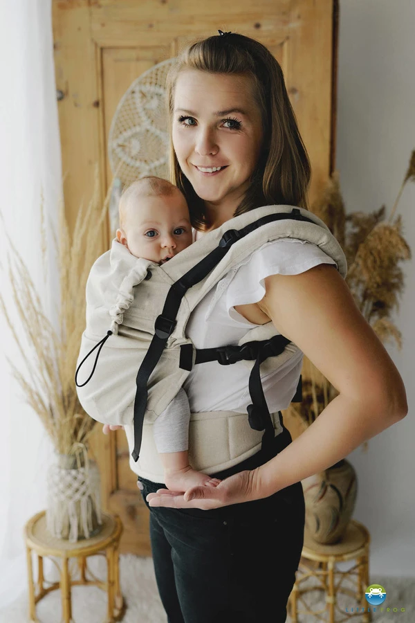 Baby Carrier Prime Linen Ecru