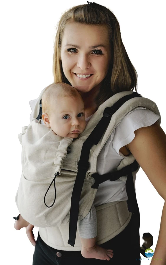 Baby Carrier Prime Linen Ecru – Image 4