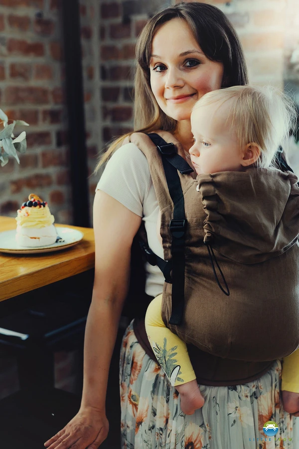 Baby Carrier Prime Pure Linen Bali Wood – Image 2