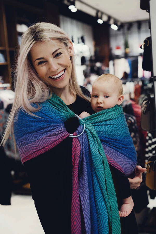 Ring Sling Tencel Aurora Cube Size M (2 M) – Image 2