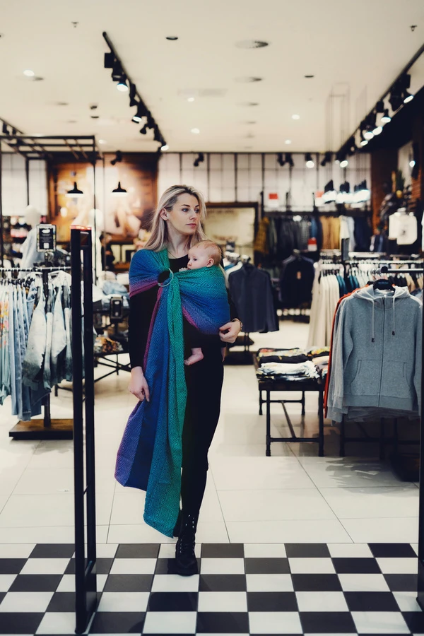 Ring Sling Tencel Aurora Cube Size M (2 M) – Image 4