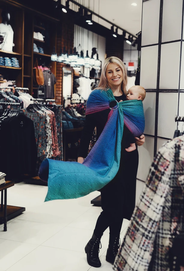 Ring Sling Tencel Aurora Cube Size M (2 M) – Image 7