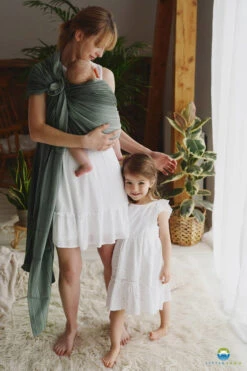 Ring Sling Bamboo Verdelit - Size M (2m)