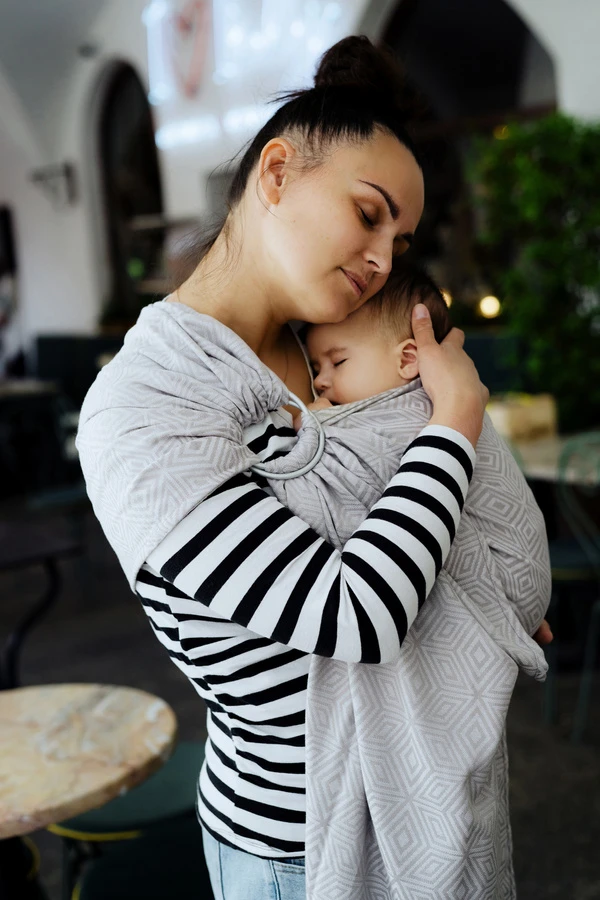 Ring Sling Grey Cube - Size S (1,7m) – Image 3