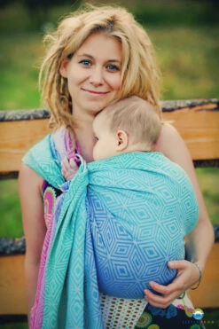 Ring Sling Linen Aurora Cube - Size S (1,7 M)