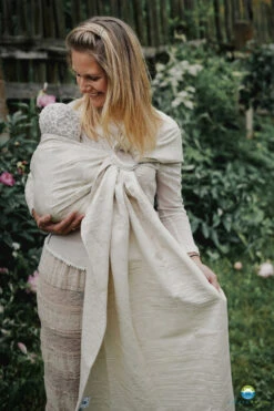 Ring Sling Linen Summer Meadow - Size S (1,7 M)