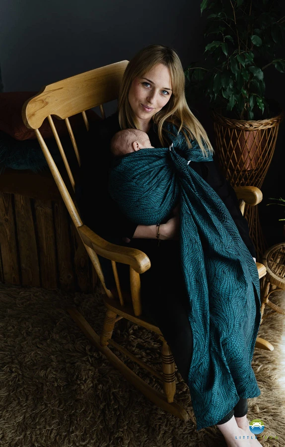 Ring Sling Ocean Wildness - Size S (1,7m) – Image 5