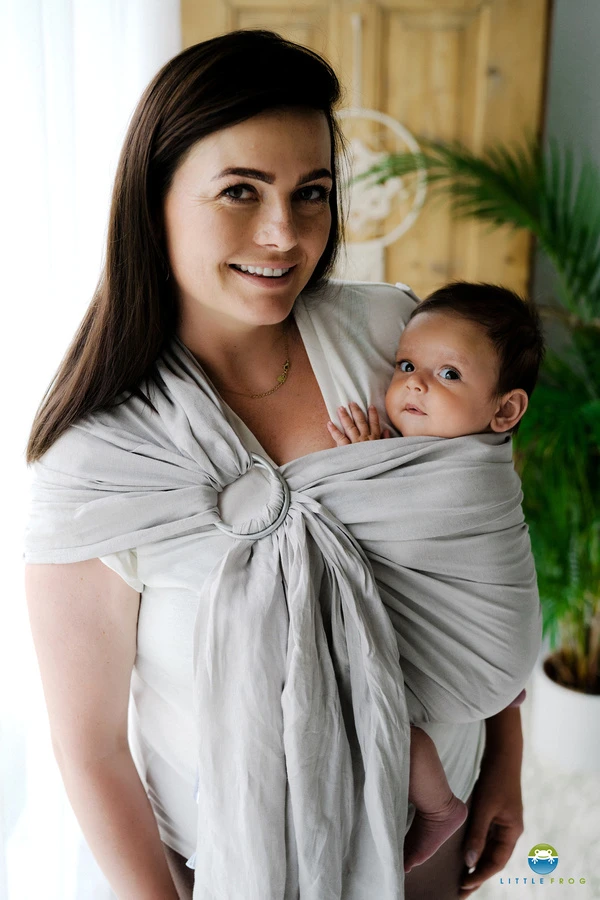 Ring Sling Pure Linen Fossil- Size S (1,7 M)