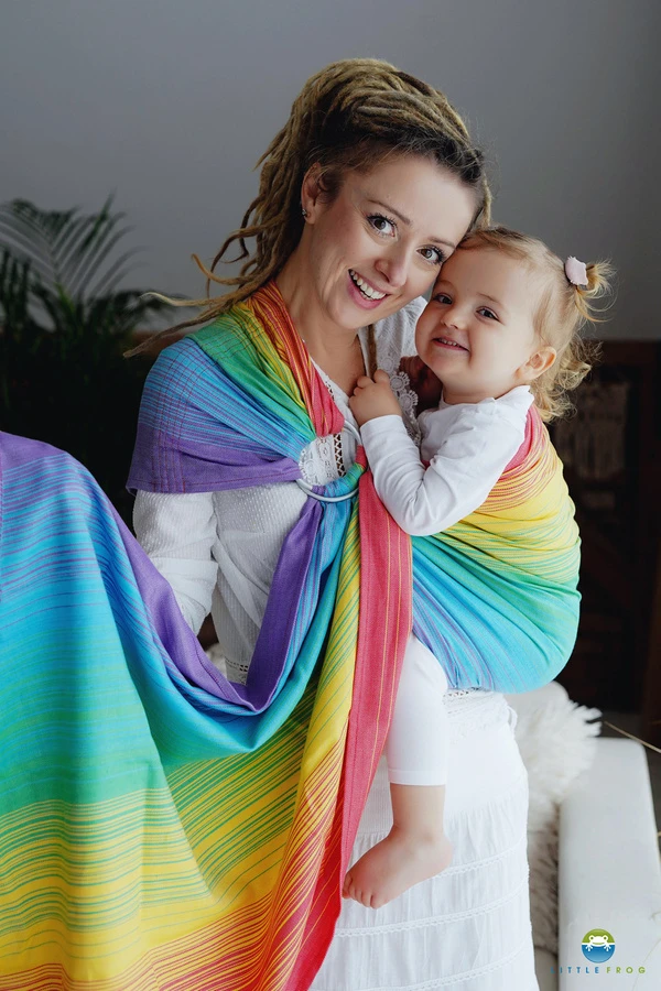 Ring Sling Tencel Daisy Agate - Size S (1,7m) – Image 3