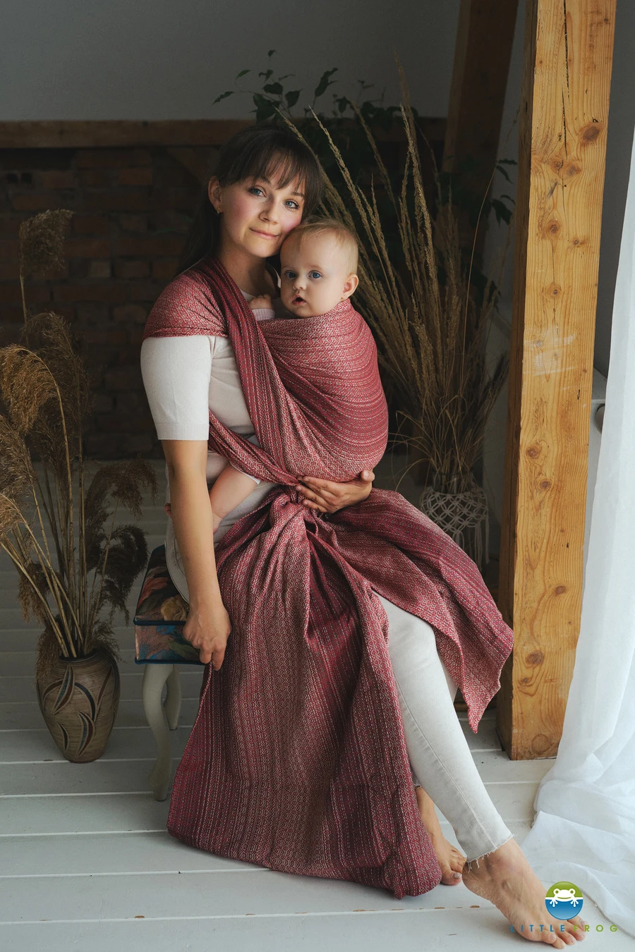 Little Frog Echarpe De Portage Lovely Passion – Image 3