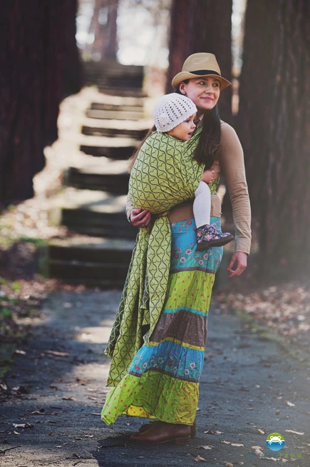 Little Frog Echarpe De Portage Lemon Hourglasses