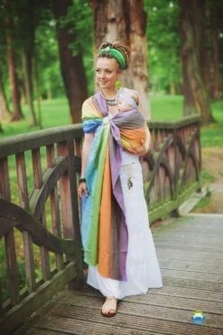 RingSling Little Frog Linen Aura