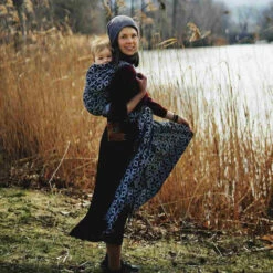 Little Frog Carbon Edelweiss - écharpe De Portage Tissée