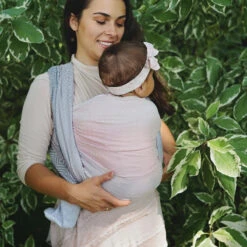 Little Frog Cotton Foggy Cube - écharpe De Portage Tissée