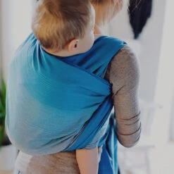 Little Frog Dark Lazurite - écharpe De Portage Tissée