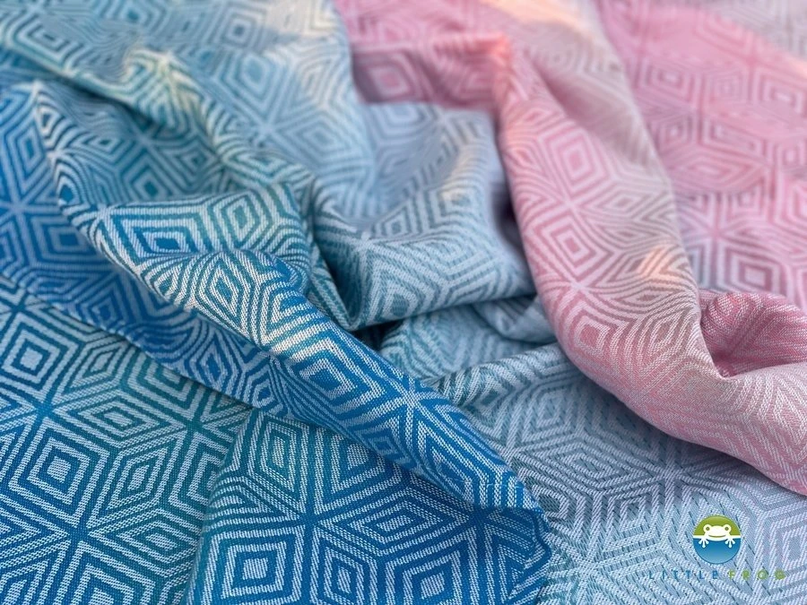 Little Frog Echarpe De Portage Jacquard Elafonisi Cube – Image 4