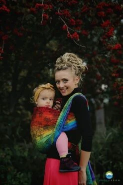 Little Frog Echarpe De Portage Jacquard Mystic Samoa