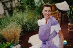 Little Frog Echarpe De Portage Lilac Wildness