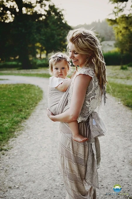 Little Frog Echarpe De Portage Natural Wildness – Image 3