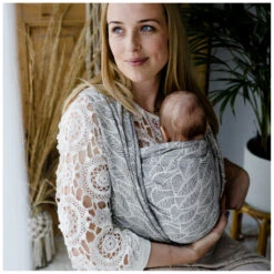 Little Frog Foliole - écharpe De Portage Tissée