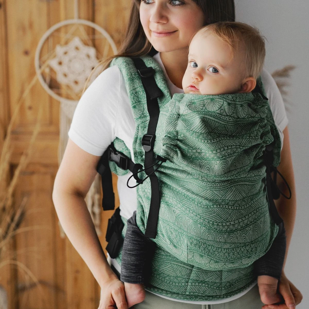 Little Frog Prime V2 Linen Harmony - Porte-bébé Nouveau-né Avec Du Lin