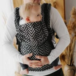 Little Frog Prime V2 Linen Miles - Porte-bébé Nouveau-né Avec Du Lin