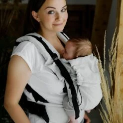 Little Frog Prime Linen Natural - Porte-bébé Nouveau-né En Lin