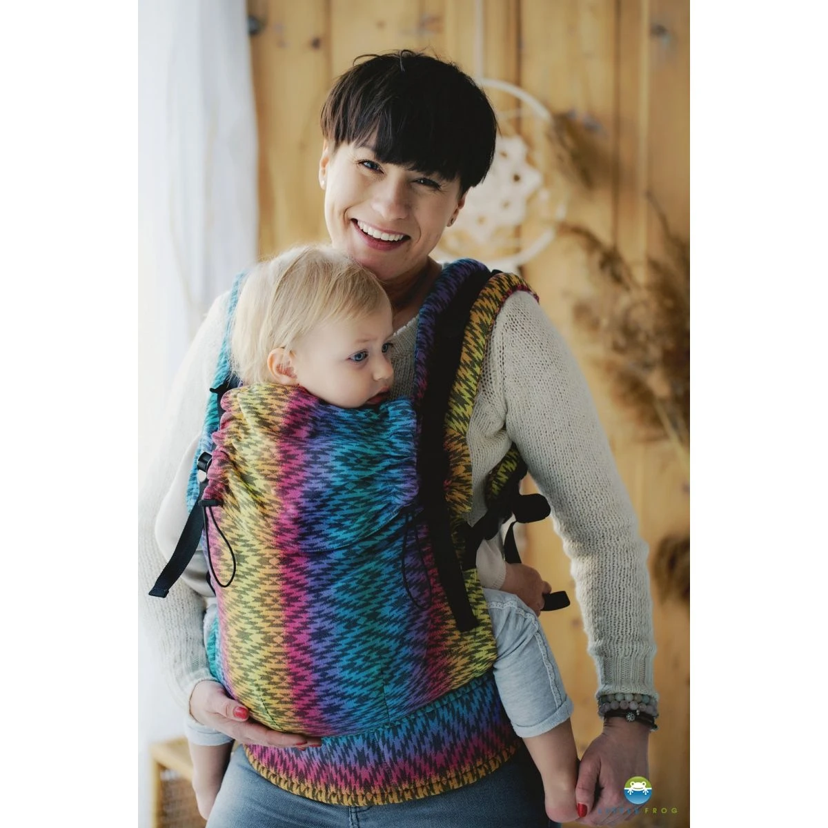 Little Frog Prime V2 Prismatic Ethno - Porte-bébé Nouveau-né – Image 3