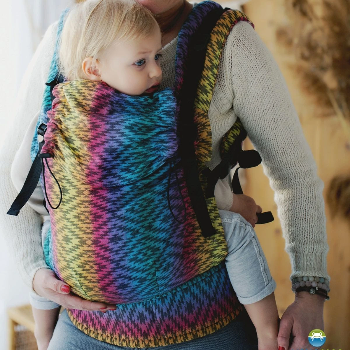 Little Frog Prime V2 Prismatic Ethno - Porte-bébé Nouveau-né