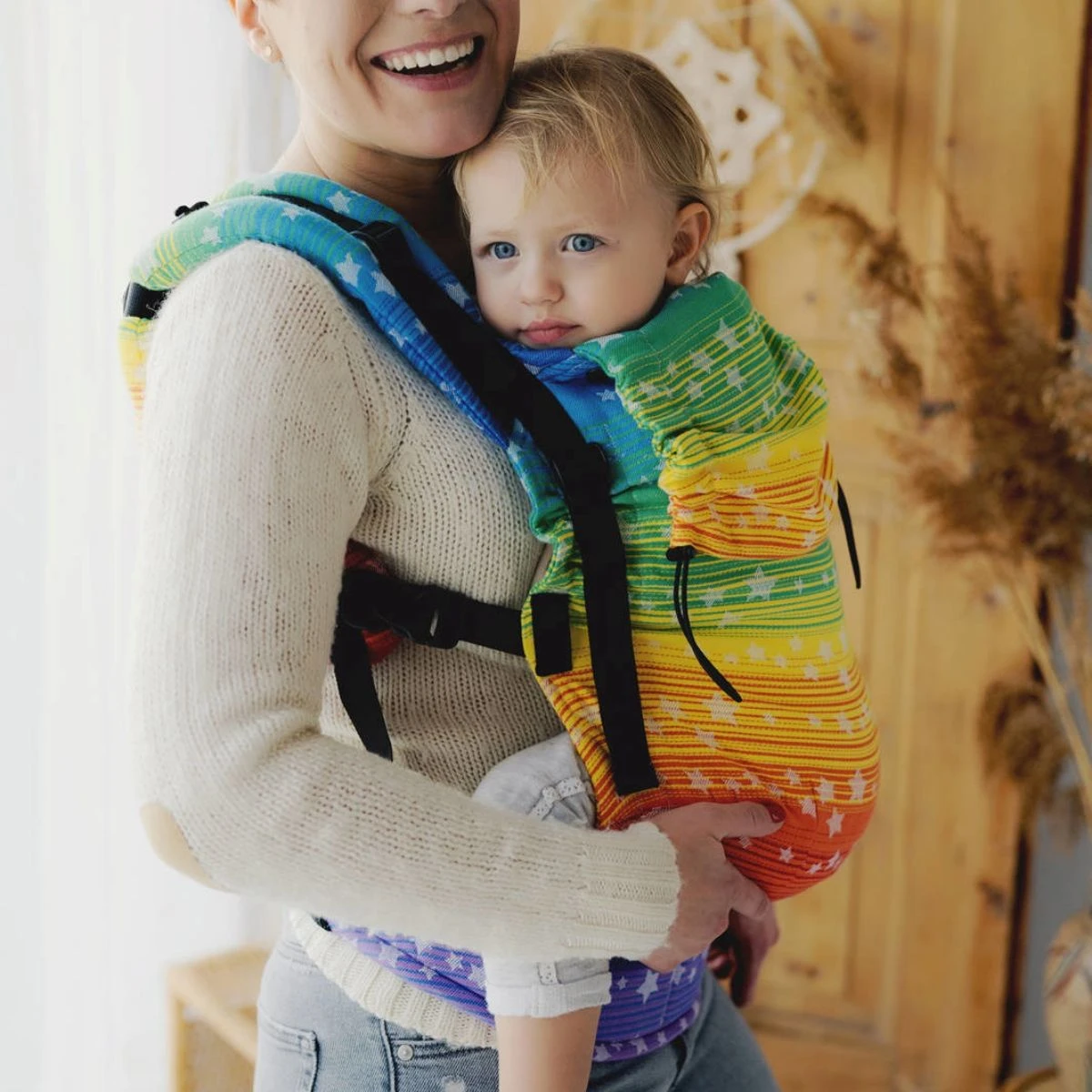 Little Frog Prime V2 Rainbow Stars- Porte-bébé Nouveau-né