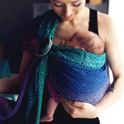Little Frog Ring Sling - Dark Aurora Cube