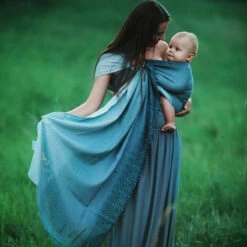 Little Frog Ring Sling - Stormy Cube