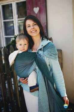 Little Frog RingSling Jacquard Evergreen Cube