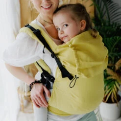 Little Frog XL Toddler Linen Amalfi Lemons - Porte-bambin En Lin