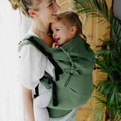 Little Frog XL Toddler Linen Amazon Rainforest - Porte-bambin En Lin