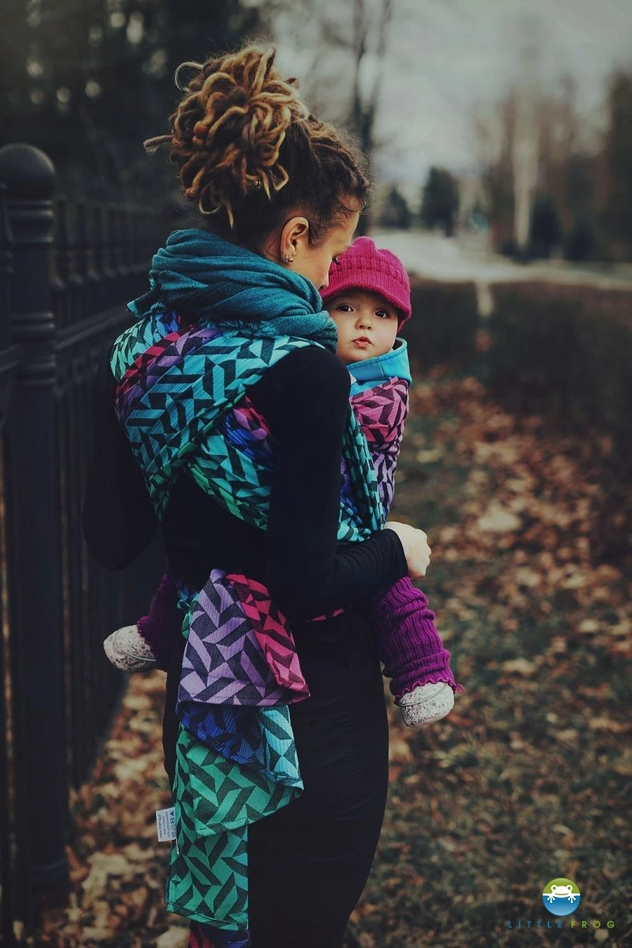 Little Frog Echarpe De Portage Magic Dust – Image 2